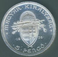 1938. 5P Ag "Szt.István" T:2