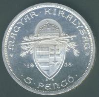 1938. 5P Ag "Szt.István" T:2