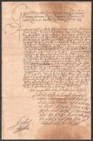 Bethlen Gábor 1625-ös levele Brassó városához a kénesőszállitás és a portai követség házának építése ügyében, facsimile másolat