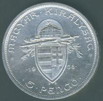 1938. 5P Ag "Szt.István" T:2