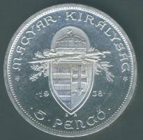 1938. 5P Ag "Szt.István" T:2