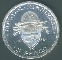 1938. 5P Ag "Szt.István" T:2