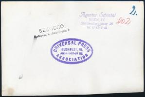 1931 Budapest, Vérmező, a Matuska-féle merénylet áldozatainak ravatala, Szendrő István hátoldalon pe...