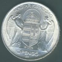 1939. 5P Ag "Horthy balra" T:2/2+