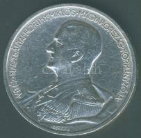 1939. 5P Ag "Horthy balra" T:2 kis ph