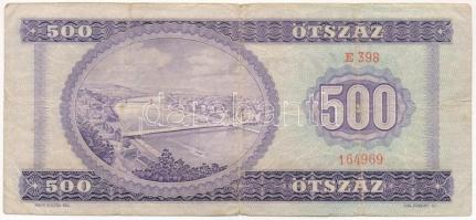 1969. 500Ft "E 398 164969" T:III,III- Adamo F40