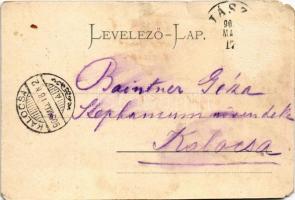 1903 Jászó, Jászóvár, Jasov; Prépostság. Podleszny fényképész / abbey (EM)