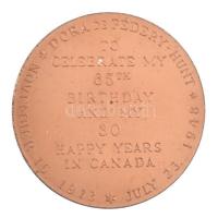 Kanada 1978. "65. születésnapom és a Kanadában töltött 30 boldog esztendőm megünneplésére - Dor...