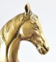 Bronz ló, jelzés nélkül, kis kopásnyomokkal, m: 20 cm