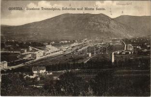 Gorizia, Görz, Gorica; Stazione Transalpina, Sabatino und Monte Santo / railway station