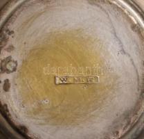 WMF szecessziós váza, jelzett, kopásnyomokkal, m: 18 cm