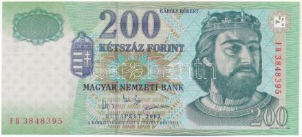 2003. 200Ft FB 3848395 T:I Hungary 2003. 200 Forint FB 3848395 C:UNC  Adamo F53C1