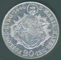 1848B 20Kr Ag I.Ferdinánd T:3 juszt. ü