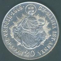 1848KB 20Kr Ag I.Ferdinánd T:2-/3