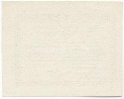 Rozsnyó 1849. július 16. 1kr "Rozsnyó bánya város pénztári utalványa" kitöltetlen, vastag ...