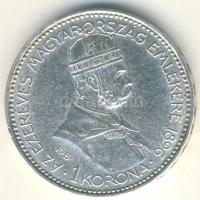 1896. 1K Ag "Millenium" T:3