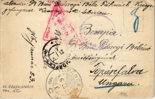 1916 Osztrák-magyar katonák krasznojarszki fogságban / WWI Austro-Hungarian K.u.K. military, group o...