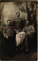 1916 Tschita, Csita; Osztrák-magyar katonák szibériai fogságban / WWI Austro-Hungarian K.u.K. military, group of prisoners of war in Siberia. photo (EB)