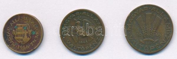 1946. 2f tombak + 10f tombak + 20f tombak T:2-
Adamo F1, F2, F3