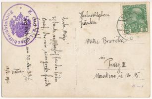 1914 Vienne-Autriche. Ballon Libre au Départ / Első világháborús osztrák-magyar katonai megfigyelő b...