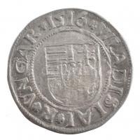1516K-G Denár Ag II. Lajos (0,58g) T:2,2- Hungary 1516K-G Denar Ag Louis II (0,58g) C:XF,VF Huszár: 841., Unger I.: 673.m