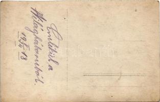 1918 Emlékül a világháborúból / WWI Austro-Hungarian K.u.K. military, soldier. photo (EK)