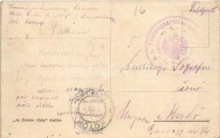 Kilátás a fedezékből / WWI Austro-Hungarian K.u.K. military, view from the cover (EB)