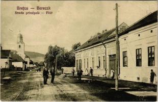 Bereck, Bereczk, Bretcu; Strada principala / Fő utca, Khell Bogdán üzlete és saját kiadása / main street, publisher's shop (r)