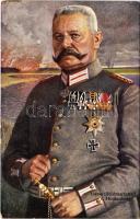 1915 Generalfeldmarschall v. Hindenburg / WWI German military, Field Marshal Hindenburg. B.K.W.I. 752-48. (EK)