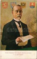 První president Republiky Ceskoslovenské T. G. Masaryk / 1st president of Czechoslovakia (EK)