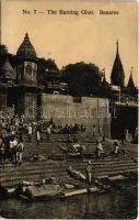 1912 Varanasi, Benares; The Burning Ghat (EK)