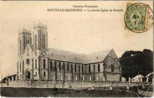 1906 Nouméa, La grande Église / church (EK)