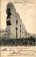 1906 Raqchi, Ruinas del Templo de Viracocha / Ruins of the Temple of Wiracocha (EK)