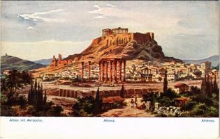 Athens, Athína, Athenes; Akropolis s: Perlberg