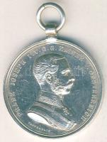 Ausztria cca. 1860-as évek DN "Der Tapferkeit" Ag hadi érdemérem 17,7g T:2