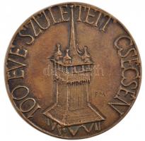 Fritz Mihály (1947-) 1979. "Móricz Zsigmond / 100 éve született Csécsén" kétoldalas Br eml...