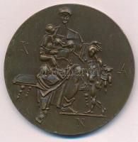 Kiss Nagy András (1930-1997) DN "Semmelweis Ignác 1818-1865" kétoldalas Br emlékérem (60mm...