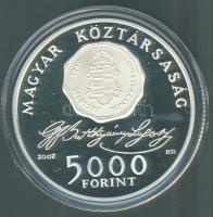 2007. 5000Ft Ag "Batthyány Lajos" T:PP Tanúsítvánnyal!