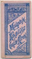 Budapest XIV. Millenium Kiállítási emlékképek a Városligetben - 12 részes kihajtogatható litho lepor...
