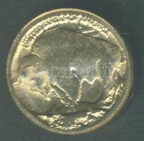 USA 1938. "Bivaly-indián" mini Au 0,333-as 0,8g T:2