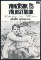 cca 1974 Vonzások és választások c. NDK film (rendezte: Siegfried Kühn) képes ismertető prospektusa