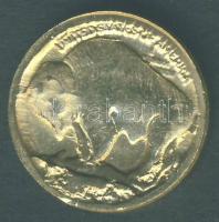 USA 1938. "Bivaly-indián" mini Au 0,333-as 0,8g T:2