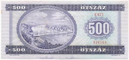 1990. 500Ft "E 677 036768" T:I- kis fo. / Hungary 1990. 500 Forint "E 677 036768&quot...