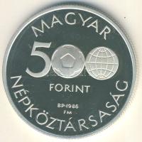 1986. 500Ft Ag "Labdarúgó VB" T:PP
