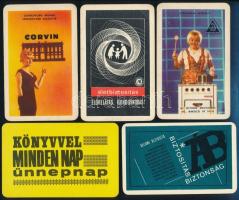 1967 5 db reklám kártyanaptár