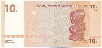 Kongó 2003. 10Fr HA 2374739 B T:I Congo 2003. 10 Francs HA 2374739 B C:UNC Krause P#93A
