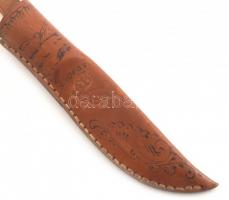 Norge kés, tokban (Honvéd jelzéssel), élezésre szorul, Faragó Lajos futballista hagyatékából. h: 24 ...