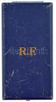 Franciaország 1955. "Francia Akadémiai Pálma Rend Tiszti fokozata" aranyozott, zománcozott...