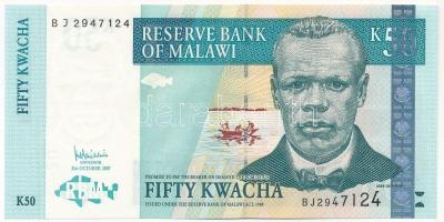 Malawi 2007. 50K BJ 2947124 T:III szép papír Malawi 2007. 50 Kwacha BJ 2947124 C:F nice paper Krause P#53c