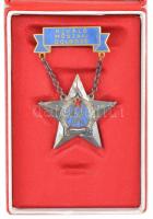 ~1950. Kiváló műszaki dolgozó Rákosi-címeres zománcozott kitüntetés, tokban T:2